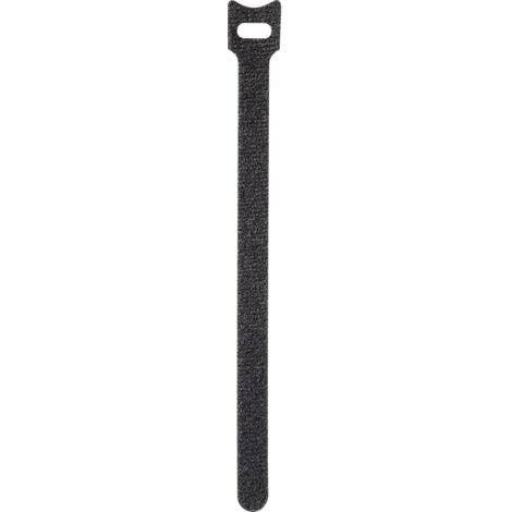 TOOLCRAFT KL12X280SC Fascette a strappo per raggruppare Lato morbido e lato rigido (L x L) 280 mm x 12 mm Nero 16 pz.