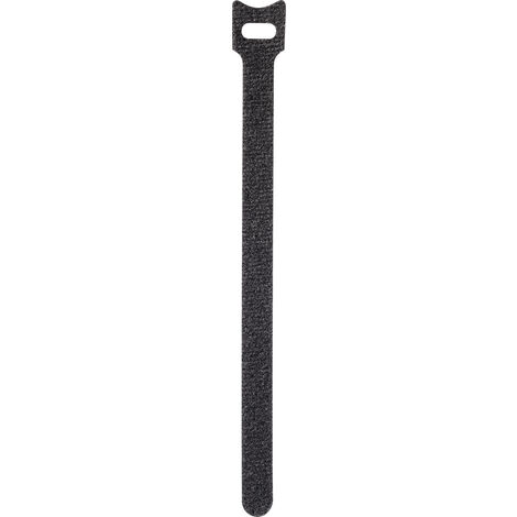 TOOLCRAFT KL12X280SC  Klettkabelbinder zum Bündeln Haft- und Flauschteil (L x B) 280 mm x 12 mm Schw
