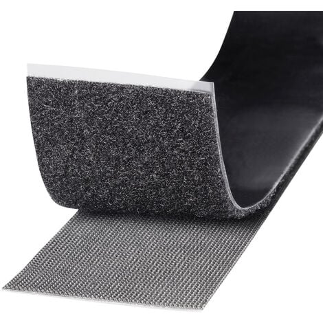 TOOLCRAFT KL50X1000C Klettband zum Aufkleben Haft- und Flauschteil, extrastark (L x B) 1000 mm x 50