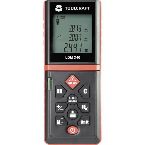 TOOLCRAFT LDM X40 Laser-Entfernungsmesser 40 m