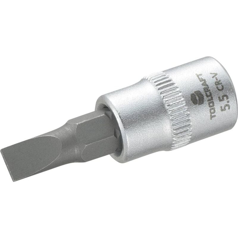 Image of TOOLCRAFT 816062 Taglio Inserto giravite a bussola 5.5 mm 1/4 (6.3 mm)