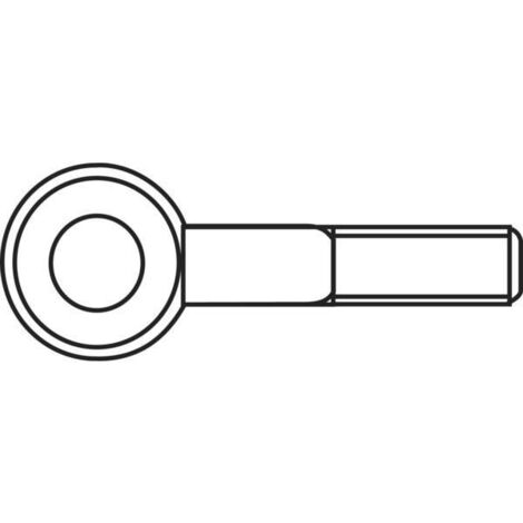 TOOLCRAFT OCCHIELLI AD ANELLO 15 MM IN ACCIAIO ZINCATO, 50 PEZZI.
