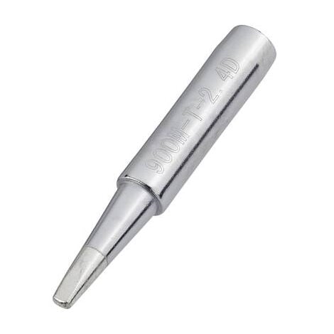 TOOLCRAFT PANNE DE FER À SOUDER FORME DE BURIN TAILLE DE LA PANNE 2.4 MM LONGUEUR DE LA PANNE 17 MM CONTENU 1 PC(S)