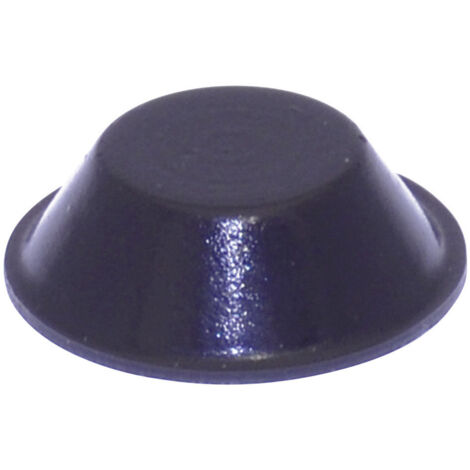 TOOLCRAFT PD2019SW Gerätefuß selbstklebend, rund Schwarz (Ø x H) 19 mm x 6 mm 1 St.