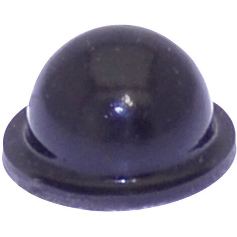 TOOLCRAFT PD2055SW Gerätefuß selbstklebend, rund Schwarz (Ø x H) 9.6 mm x 5.4 mm 1 St.