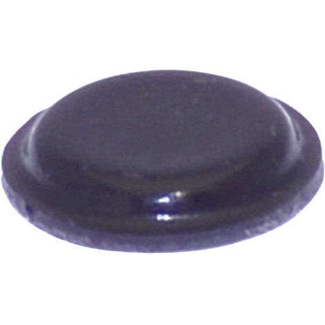 TOOLCRAFT PD2120SW Gerätefuß selbstklebend, rund Schwarz (Ø x H) 10.1 mm x 1.8 mm 1 St.
