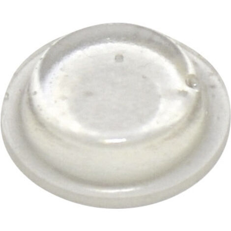 TOOLCRAFT PD2125C Gerätefuß selbstklebend, rund Transparent (Ø x H) 12.7 mm x 3.5 mm 1 St.