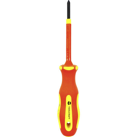 TOOLCRAFT PH0 TO-5345748 VDE, Elektronik- u. Feinmechanik, Werkstatt Kreuzschlitz-Schraubendreher PH