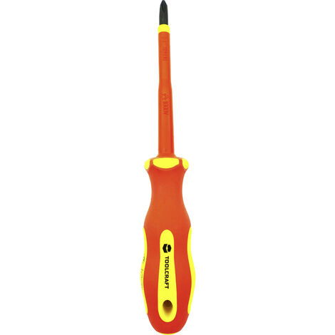 TOOLCRAFT PH2 TO-5345754 VDE, Elektronik- u. Feinmechanik, Werkstatt Kreuzschlitz-Schraubendreher PH