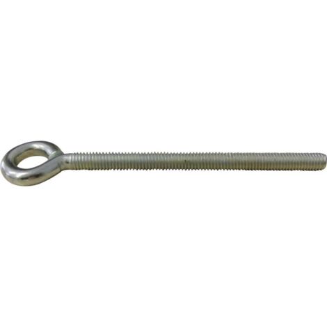 Toolcraft – Piton à visser 15 mm – Acier zingué M3 – Lot de 50 pièces – Pour fixation dans bois dur et teck - C56763