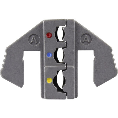 TOOLCRAFT PLE-0A Crimp-Einsätze Isolierte Kabelschuhe, Isolierte Flachstecker Quetschbereich: 0.5 bi