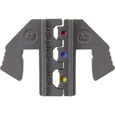 TOOLCRAFT PLE-0A2 Crimp-Einsätze Isolierte Steckverbinder Quetschbereich: 0.5 bis 6 mm² Passend für