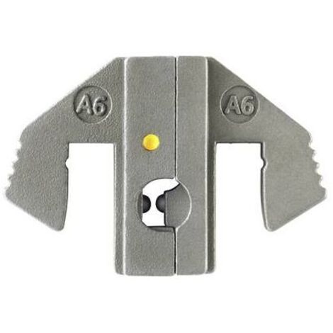 TOOLCRAFT PLE-0A6 Accessoires de sertissage pour cosses plates isolées Ouverture de serrage: 4.0 à 6