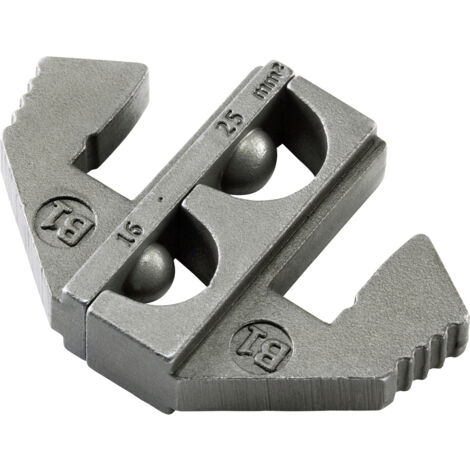 TOOLCRAFT PLE-0B1 Crimp-Einsätze Unisolierte Kabelschuhe Quetschbereich: 16 bis 25 mm² Passend für M