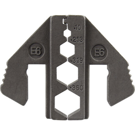 TOOLCRAFT PLE-0E6 Crimp-Einsätze Geeignet für Kabeltyp: RG59, RG58, RG6 Passend für Marke (Zangen):
