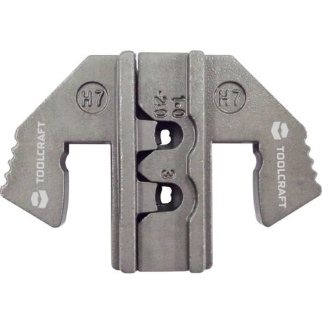 TOOLCRAFT PLE-0H7 Accessoires de sertissage Matrice à sertir pour connecteur Delphi Weather pack H7 AWG 16-14/12 1.0 à