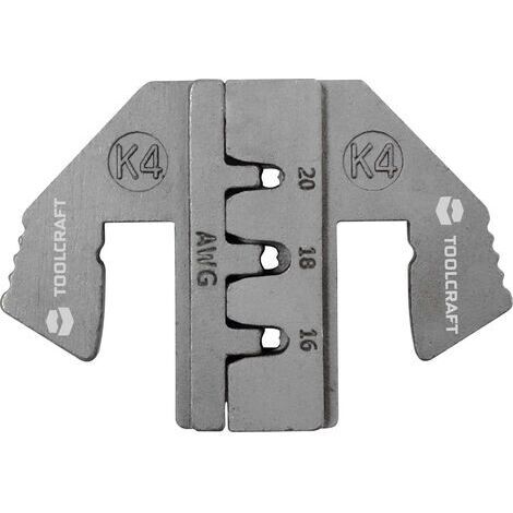TOOLCRAFT PLE-0K4 Crimp-Einsätze Geeignet für Stecker: DEUTSCH Quetschbereich AWG: 16 bis 20 awg Pas