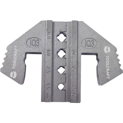 TOOLCRAFT PLE-IQ3 Crimpeinsatz Solar-Steckverbinder  6.0 bis 1.5 mm²   Passend für Marke (Zangen) TO