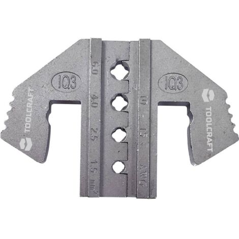 TOOLCRAFT PLE-IQ3 Matrice à sertir pour connecterus solaires 6.0 à 1.5 mm² adapté pour marque (pince