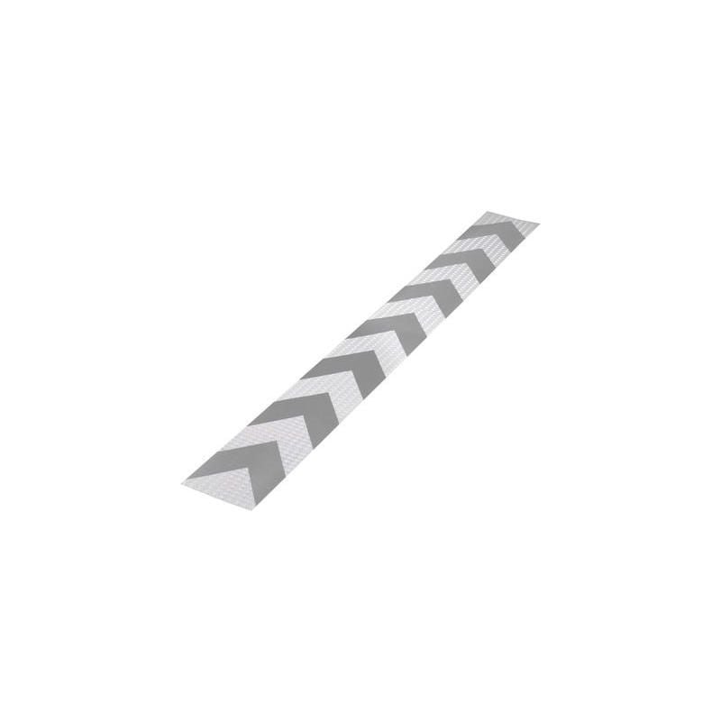 Bande d'avertissement Toolcraft 1563960 argent, gris (l x l) 1 m x 115 mm 1 m
