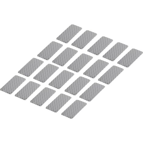 TOOLCRAFT RTS25/50-SV 1563940 Bande adhésive RTS argent (L x l) 50 mm x 25 mm 20 pc(s)