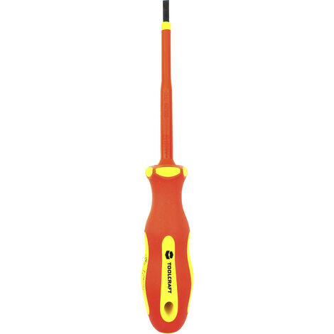 TOOLCRAFT SL 5.5 VDE, Elektronik- u. Feinmechanik, Werkstatt Schlitz-Schraubendreher  Klingenlänge: