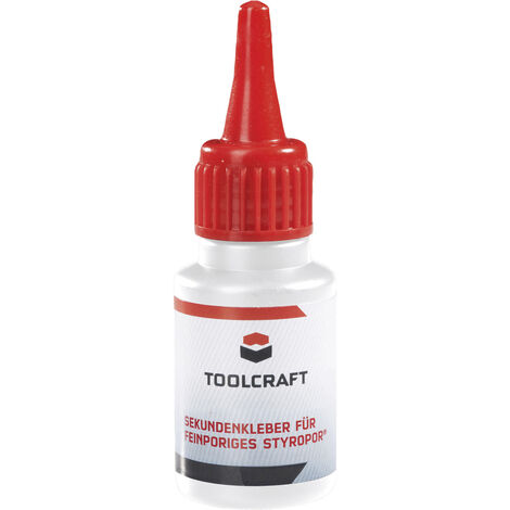 TOOLCRAFT Styrodur® Sekundenkleber 886540  20 g