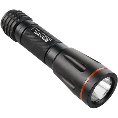 TOOLCRAFT T120 LED Lampe portative avec clip ceinture, avec mode stroboscope à pile(s) 250 lm 122 g
