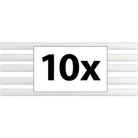 TOOLCRAFT TC-11200X10T Bâtons de colle Ø 11 mm x (L) 200 mm transparent 200 g 10 pc(s)