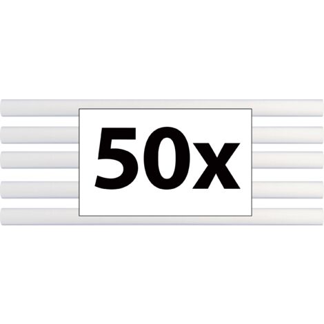 TOOLCRAFT TC-11200X50T Bâtons de colle Ø 11 mm x (L) 200 mm transparent 1000 g 50 pc(s)