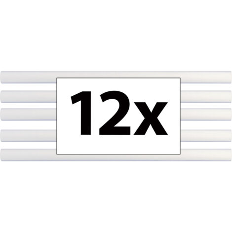 TOOLCRAFT TC-7200X12T Heißklebesticks 7 mm 100 mm Transparent 60 g 12 St.
