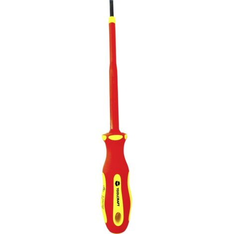 TOOLCRAFT TO-5345685 SL 4.0 VDE, MECCANICA ELETTRONICA E DI PRECISIONE, CACCIAVITE A TAGLIO, LUNGHEZZA LAMA: