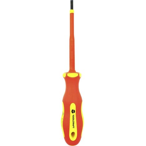 TOOLCRAFT TO-5345688 SL 5.5 VDE, MECCANICA ELETTRONICA E DI PRECISIONE, CACCIAVITE A TAGLIO, LUNGHEZZA LAMA: