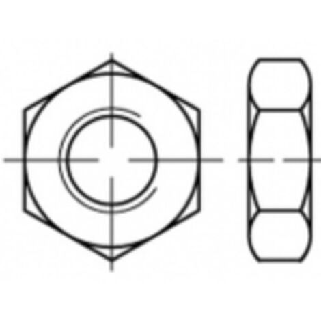 TOOLCRAFT TO-5371776 Dadi esagonali M2 Acciaio inox A2 100 pz.