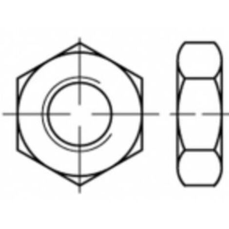 TOOLCRAFT TO-5371836 DADI ESAGONALI M3 ISO 4035 IN ACCIAIO INOX A4, 100 PEZZI
