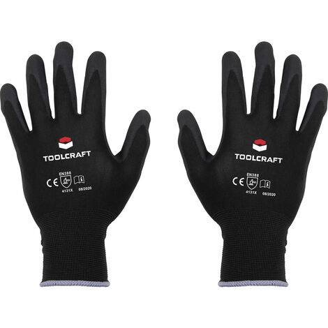 TOOLCRAFT TO-5621484  Polyamid, Nitril Arbeitshandschuh Größe (Handschuhe): 8 EN 388   CAT II 1 Paar