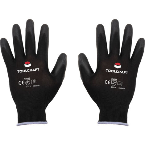 TOOLCRAFT TO-5621553  Polyester, Polyurethan Arbeitshandschuh Größe (Handschuhe): 11 EN 388   CAT II