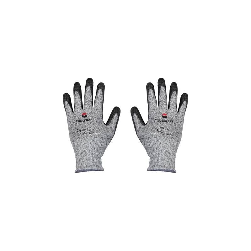 Gants De Protection Contre Les Coupures Taille: 10 Toolcraft To-5621610 Fibre Hppe, Polyester, Fibre Synthétique, Polyuréthane E