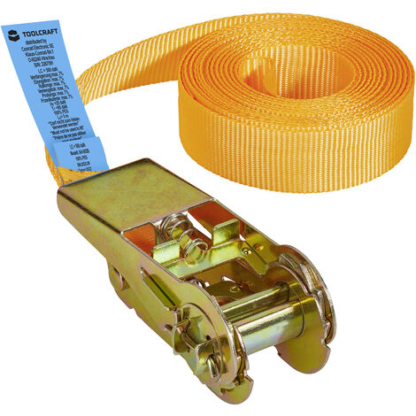 TOOLCRAFT TO-6802773 Einteiliger Spanngurt Zugkraft LC Niederzurren (einzeln/direkt)=250 daN (L x B)