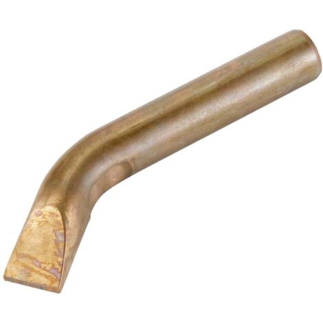 TOOLCRAFT TO-7766193 Panne de fer à souder forme de burin, coudée Taille de la panne 22 mm Longueur de la panne 155.5 mm Contenu 1 pc(s) S664292