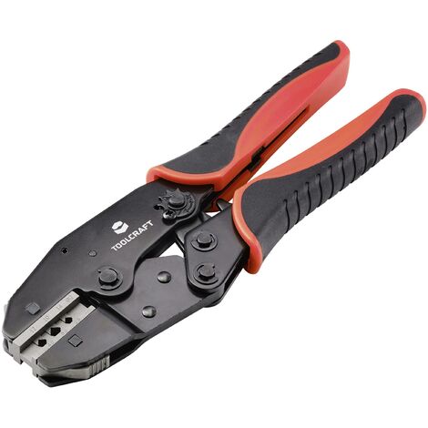 TOOLCRAFT TO-7827786 Set d'outils de sertissage 280 mm assortiment à sertir avec coffret inclus 1 se