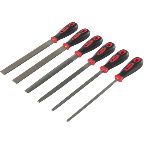 TOOLCRAFT TO-7873782 6-tlg. Stahlfeilen-Set  Länge 370 mm 1 Set