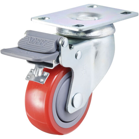 TOOLCRAFT TO-7935651  Schwerlast-Rad Rad-Durchmesser: 76 mm Tragfähigkeit (max.): 100 kg 1 St.