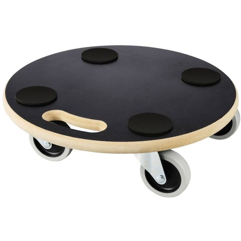 Toolcraft - TO-8997048 Chariot de transport Charge max: 200 kg 380 mm x 380 mm x 105 mm Nombre de roulettes pivotantes 4