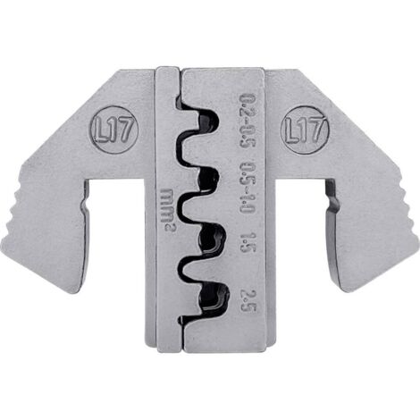 TOOLCRAFT TO-9625860 Matrice à sertir pour contact MCP 6.3/4.8K & SPT 0.2 à 2.5 mm² adapté pour marque (pinces) TOOLCRA