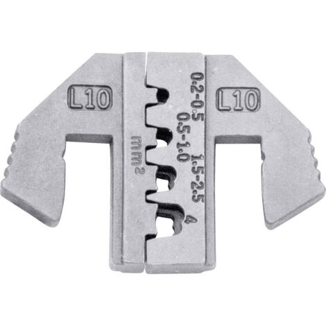 TOOLCRAFT TO-9627243 Matrice à sertir pour contact plat SPT, pour contact femelle SPT, pour MCP 0.2 à 4 mm² adapté pour