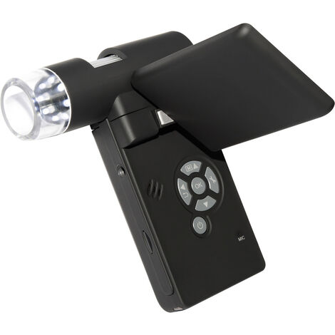 TOOLCRAFT USB Mikroskop mit Monitor 5 Megapixel  Digitale Vergrößerung (max.): 500 x