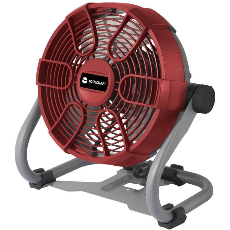 TAWB-200 Ventilateur sans fil 26 w (ø x h) 275 mm x 350 mm rouge, gris, noir - Toolcraft