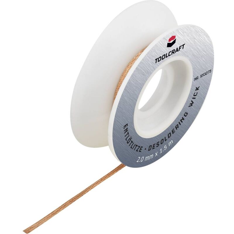 TOOLCRAFT ZD-180 Treccia Lunghezza 1.5 m Larghezza...