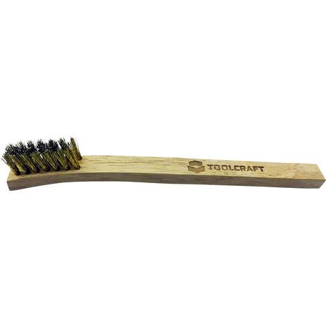 TOOLCRAFT  Zündkerzenbürste Holz, Messing 200 mm  1 St.